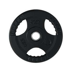 Disque standard en caoutchouc fitnessdigital 28mm (Poids: 20kg)