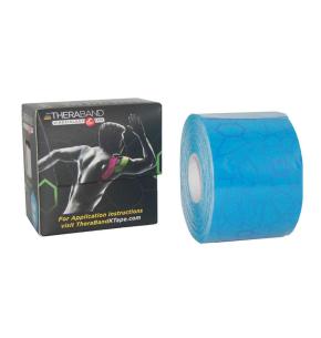 Bande élastique Theraband Kinesiology 5cmx5m standard (Couleur: Bleu)