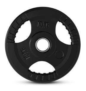Disco de goma 3 agarres fitnessdigital Tri-Grip (Peso: 10kg)