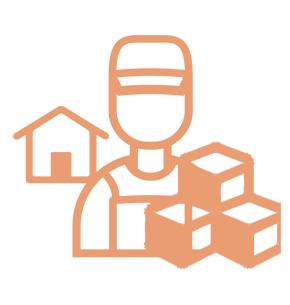 Entrega dentro de casa con mozo (I)