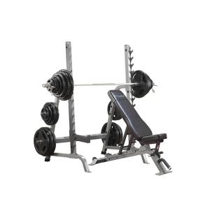 Rack + Banc professionnel Body-Solid pour multi-presses