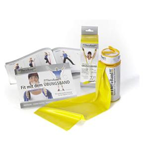 Bande élastique Theraband Jaune (Sac+Manuel) 2.5 m (Résistance: Level 1)