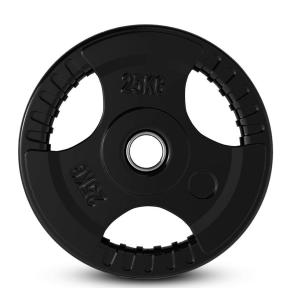 Disques en caoutchouc avec poignée fitnessdigital tri grip 25kg (Poids: 25kg)