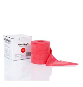 Bande élastique Theraband Rouge - 46m (Résistance: Level 3)
