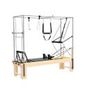 Cadillac Reformer Elina Pilates Madera + Portes Gratis (Color: Negro)