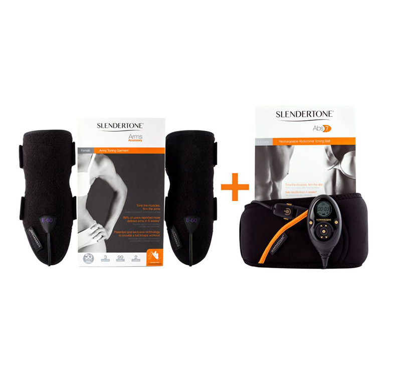 Pack Slendertone Ceinture ABS7 Unisex + Accessoire Bras Femme