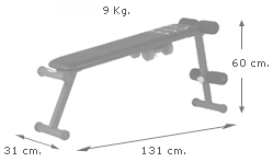 Banc de Abdominaux BH G59 Atlanta 300