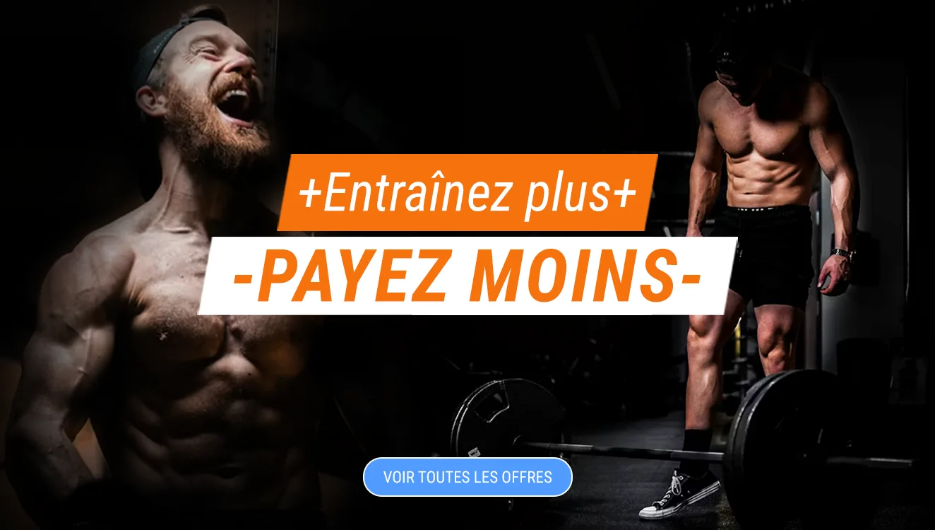 Entraînez plus. Payez moins